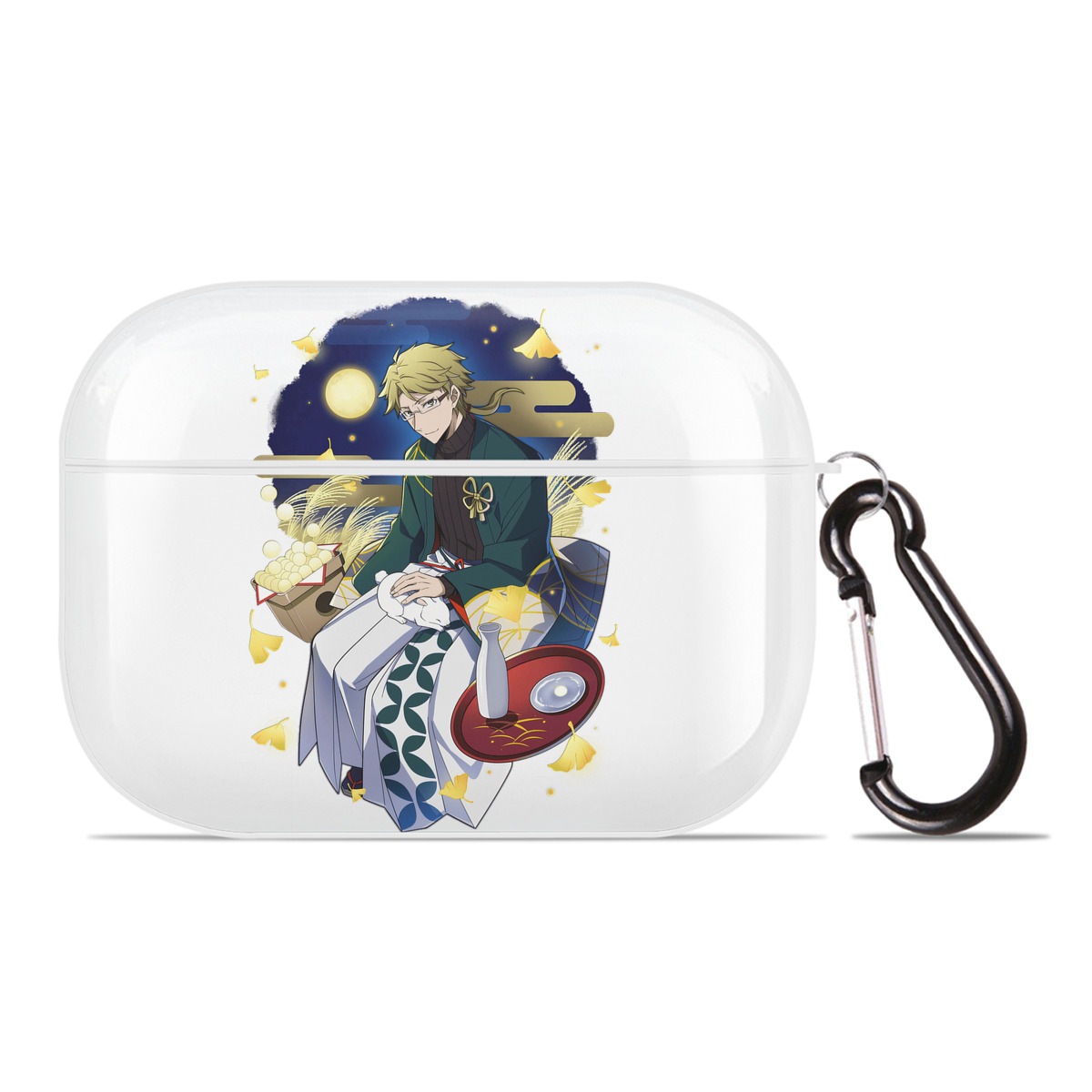 （画像用） 文豪ストレイドッグス Bungo Stray Dogs 【AirPods Pro用】ハードシェル保護ケース 耐衝撃・防指紋・カラビナ付き商品仕様
