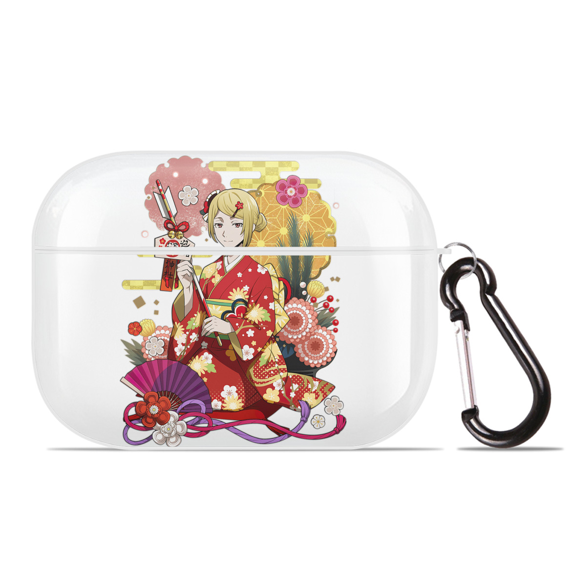 （画像用） 文豪ストレイドッグス Bungo Stray Dogs 【AirPods Pro用】ハードシェル保護ケース 耐衝撃・防指紋・カラビナ付き商品仕様