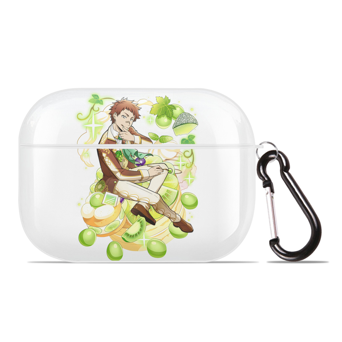 （画像用） 文豪ストレイドッグス Bungo Stray Dogs 【AirPods Pro用】ハードシェル保護ケース 耐衝撃・防指紋・カラビナ付き商品仕様