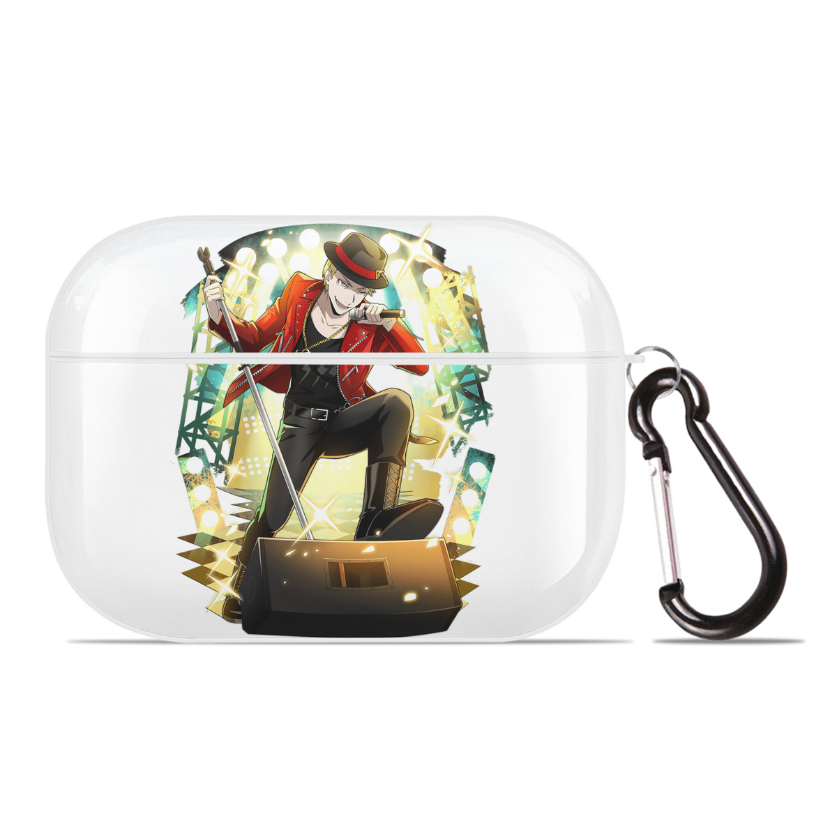 （画像用） 文豪ストレイドッグス Bungo Stray Dogs 【AirPods Pro用】ハードシェル保護ケース 耐衝撃・防指紋・カラビナ付き商品仕様