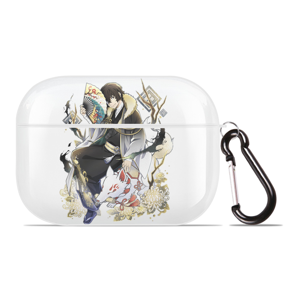 （画像用） 文豪ストレイドッグス Bungo Stray Dogs 【AirPods Pro用】ハードシェル保護ケース 耐衝撃・防指紋・カラビナ付き商品仕様