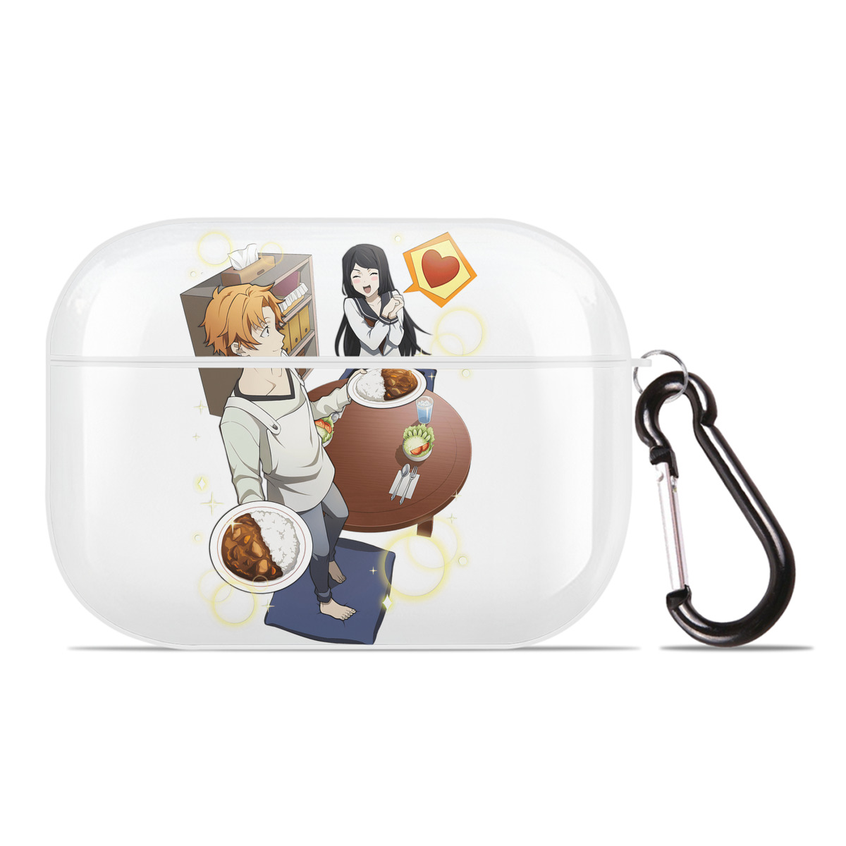 （画像用） 文豪ストレイドッグス Bungo Stray Dogs 【AirPods Pro用】ハードシェル保護ケース 耐衝撃・防指紋・カラビナ付き商品仕様