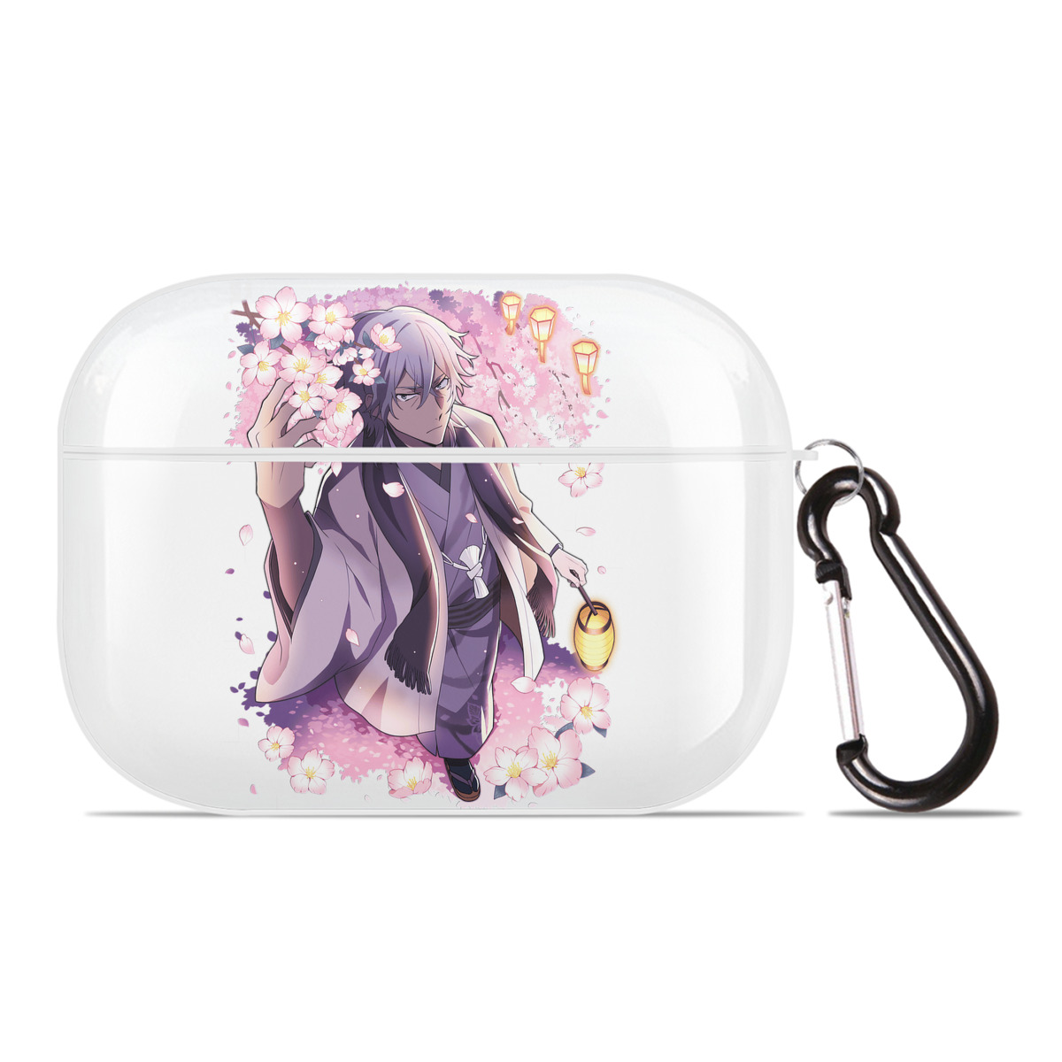 （画像用） 文豪ストレイドッグス Bungo Stray Dogs 【AirPods Pro用】ハードシェル保護ケース 耐衝撃・防指紋・カラビナ付き商品仕様