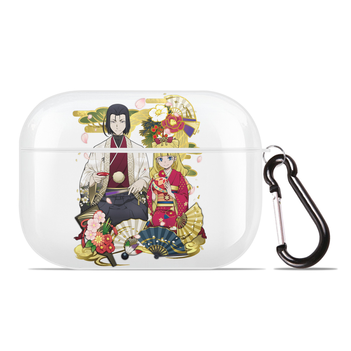 （画像用） 文豪ストレイドッグス Bungo Stray Dogs 【AirPods Pro用】ハードシェル保護ケース 耐衝撃・防指紋・カラビナ付き商品仕様