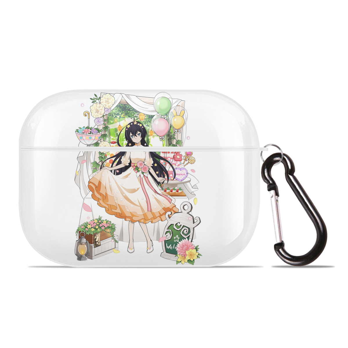 （画像用） 文豪ストレイドッグス Bungo Stray Dogs 【AirPods Pro用】ハードシェル保護ケース 耐衝撃・防指紋・カラビナ付き商品仕様