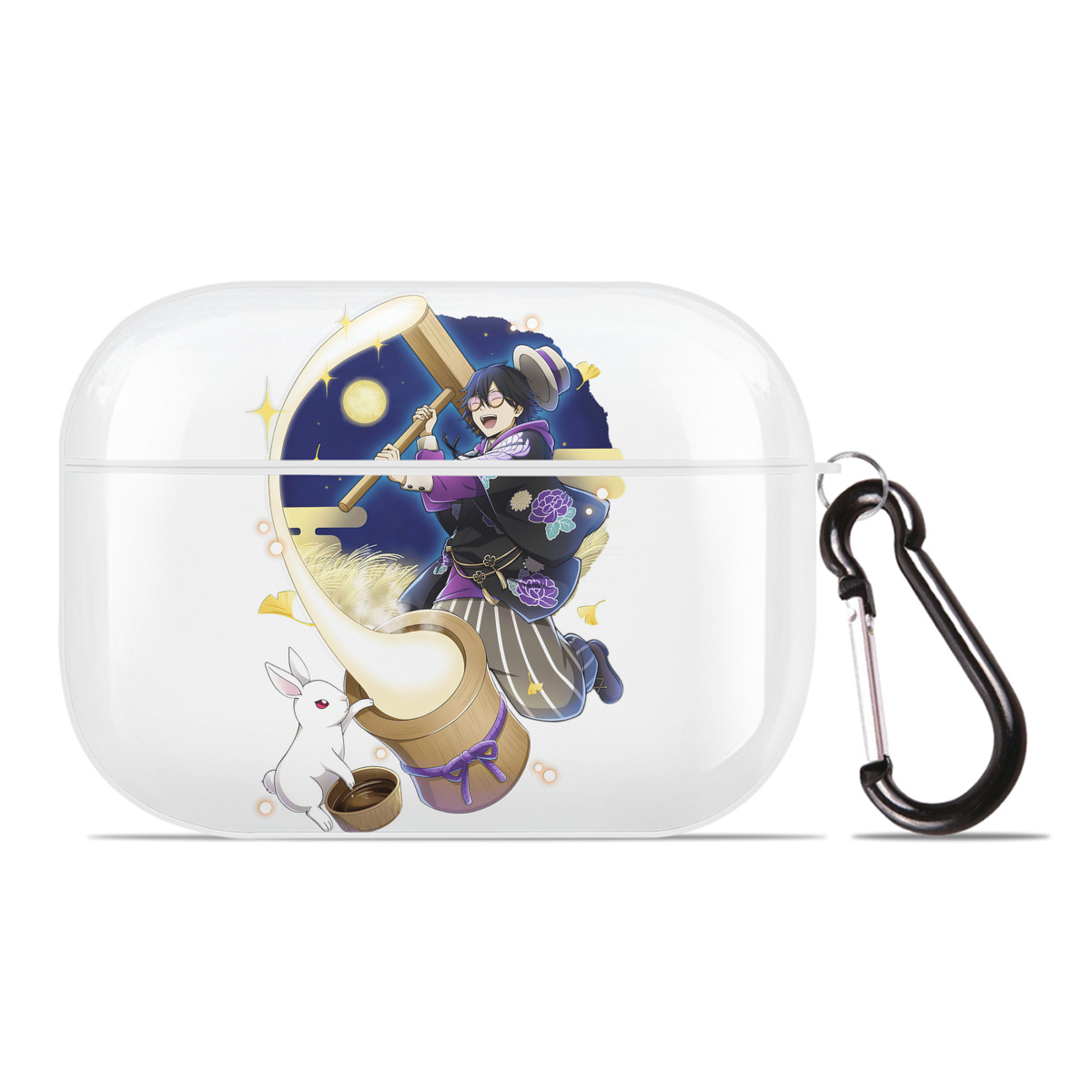 （画像用） 文豪ストレイドッグス Bungo Stray Dogs 【AirPods Pro用】ハードシェル保護ケース 耐衝撃・防指紋・カラビナ付き商品仕様