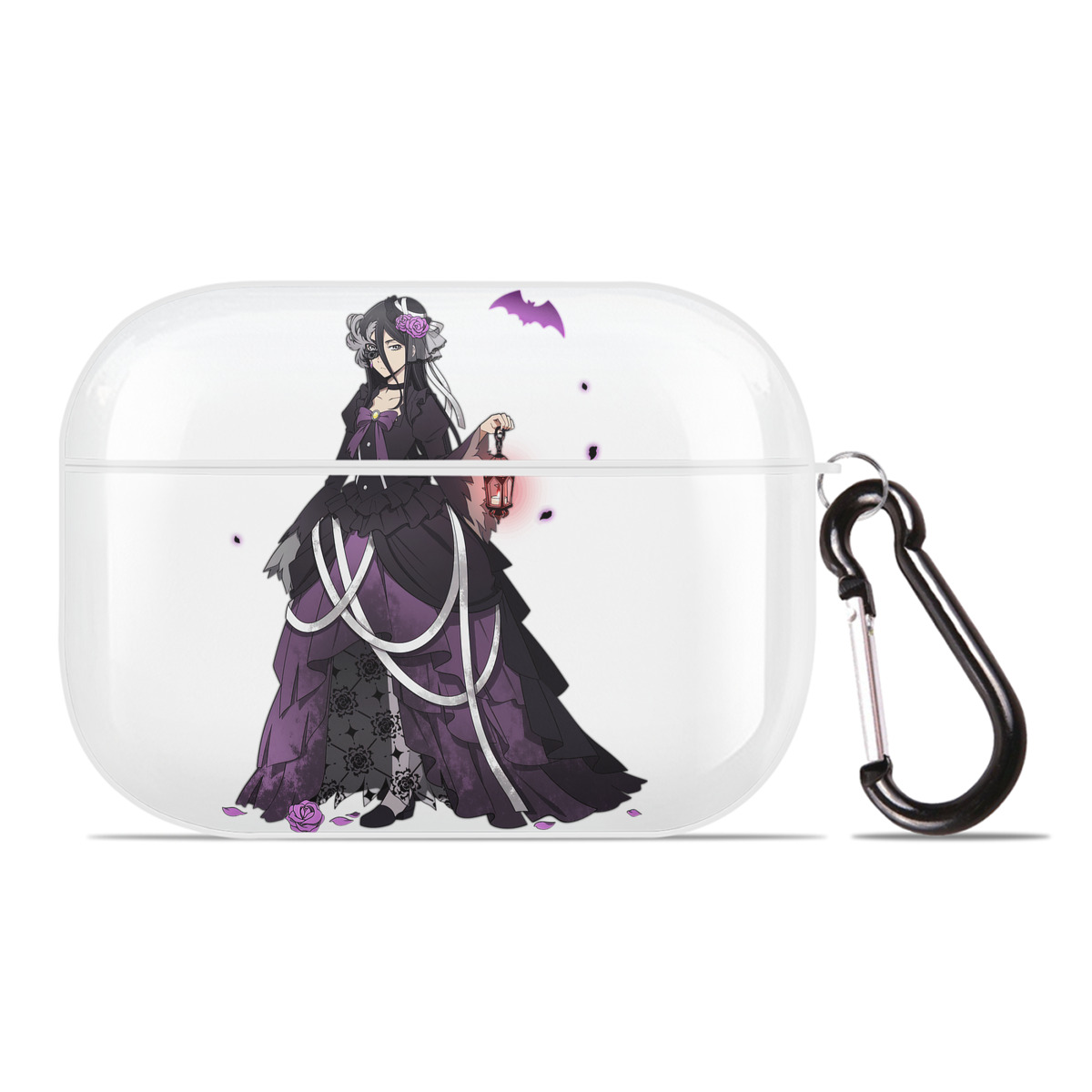 （画像用） 文豪ストレイドッグス Bungo Stray Dogs 【AirPods Pro用】ハードシェル保護ケース 耐衝撃・防指紋・カラビナ付き商品仕様