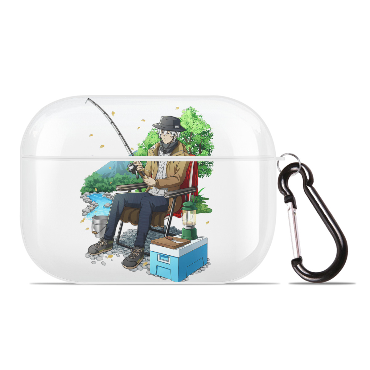 （画像用） 文豪ストレイドッグス Bungo Stray Dogs 【AirPods Pro用】ハードシェル保護ケース 耐衝撃・防指紋・カラビナ付き商品仕様