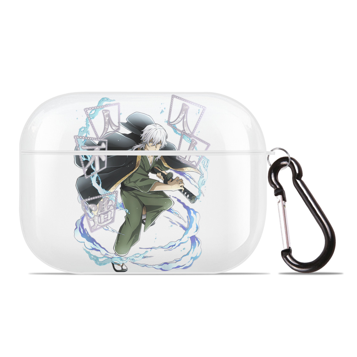 （画像用） 文豪ストレイドッグス Bungo Stray Dogs 【AirPods Pro用】ハードシェル保護ケース 耐衝撃・防指紋・カラビナ付き商品仕様