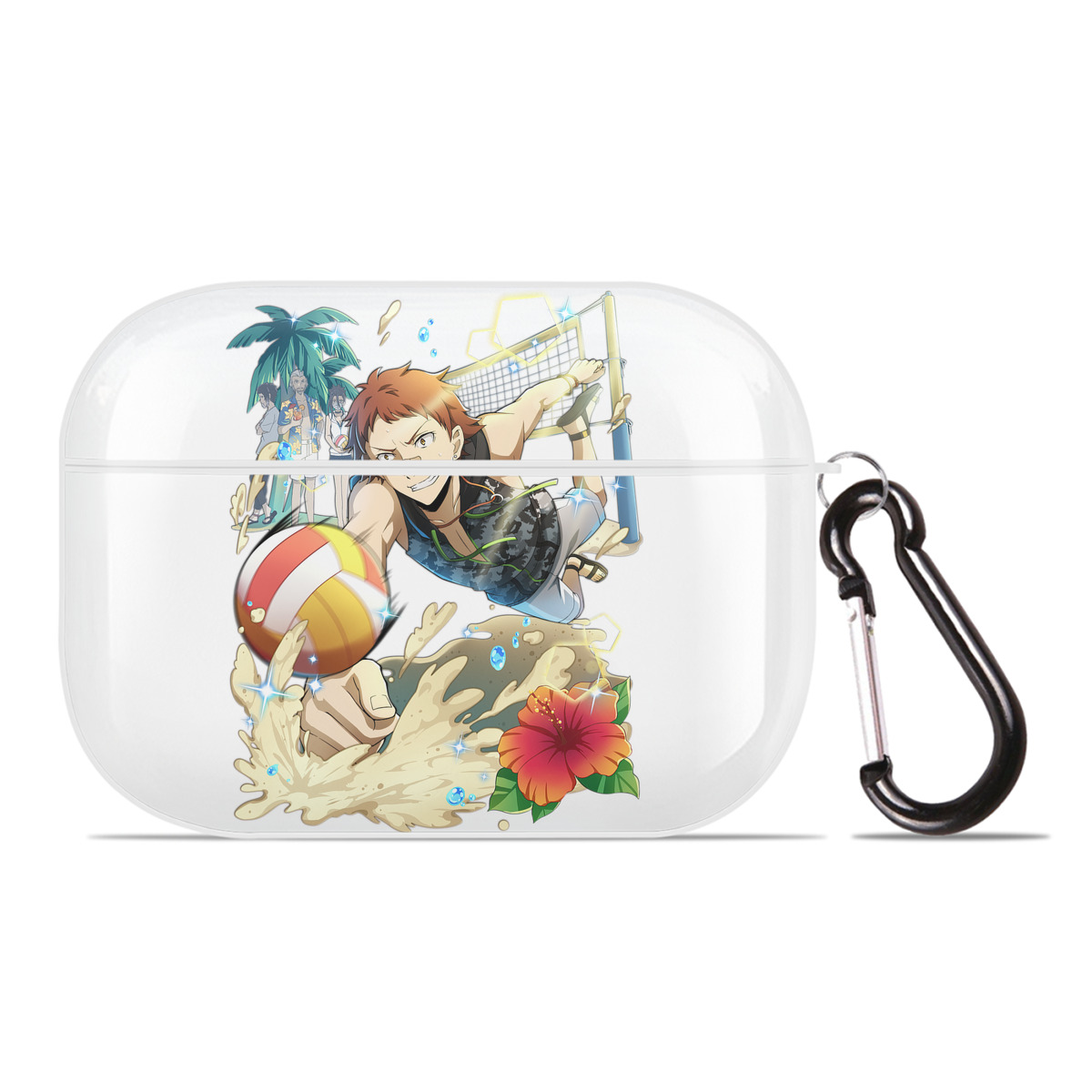 （画像用） 文豪ストレイドッグス Bungo Stray Dogs 【AirPods Pro用】ハードシェル保護ケース 耐衝撃・防指紋・カラビナ付き商品仕様