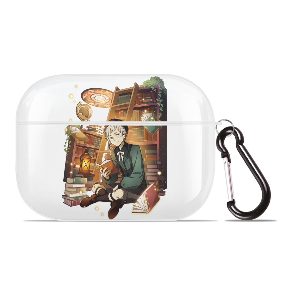 （画像用） 文豪ストレイドッグス Bungo Stray Dogs 【AirPods Pro用】ハードシェル保護ケース 耐衝撃・防指紋・カラビナ付き商品仕様