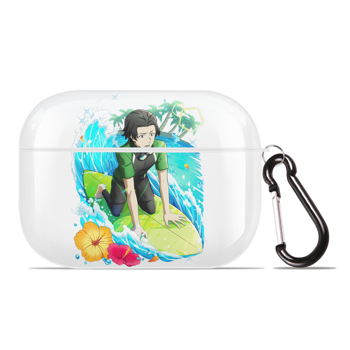 （画像用） 文豪ストレイドッグス Bungo Stray Dogs 【AirPods Pro用】ハードシェル保護ケース 耐衝撃・防指紋・カラビナ付き商品仕様