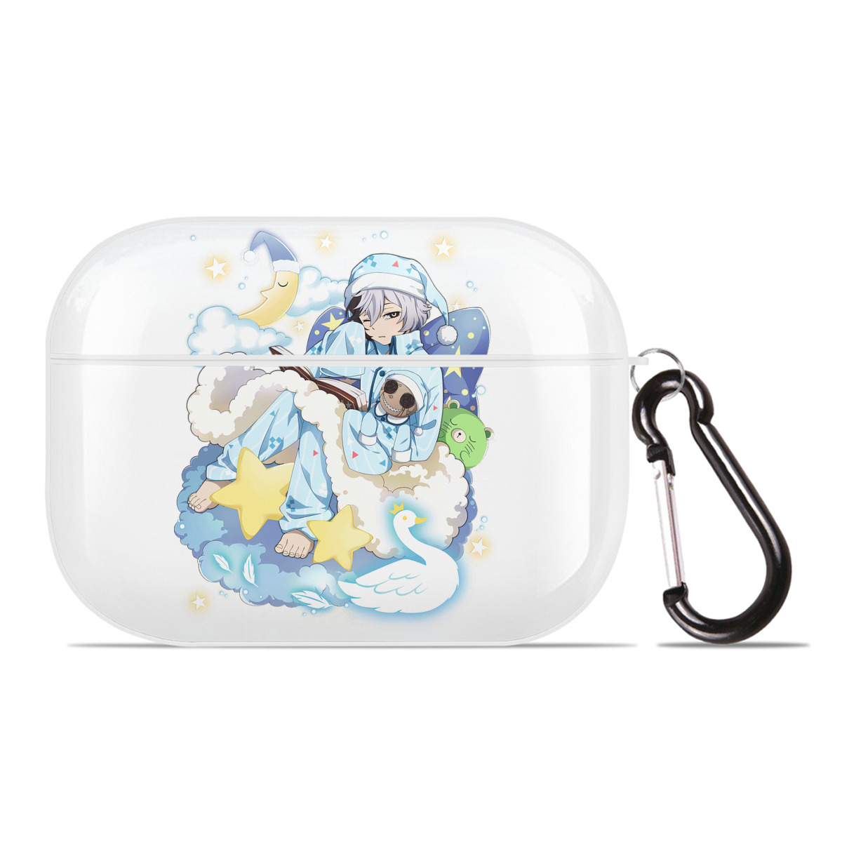 （画像用） 文豪ストレイドッグス Bungo Stray Dogs 【AirPods Pro用】ハードシェル保護ケース 耐衝撃・防指紋・カラビナ付き商品仕様