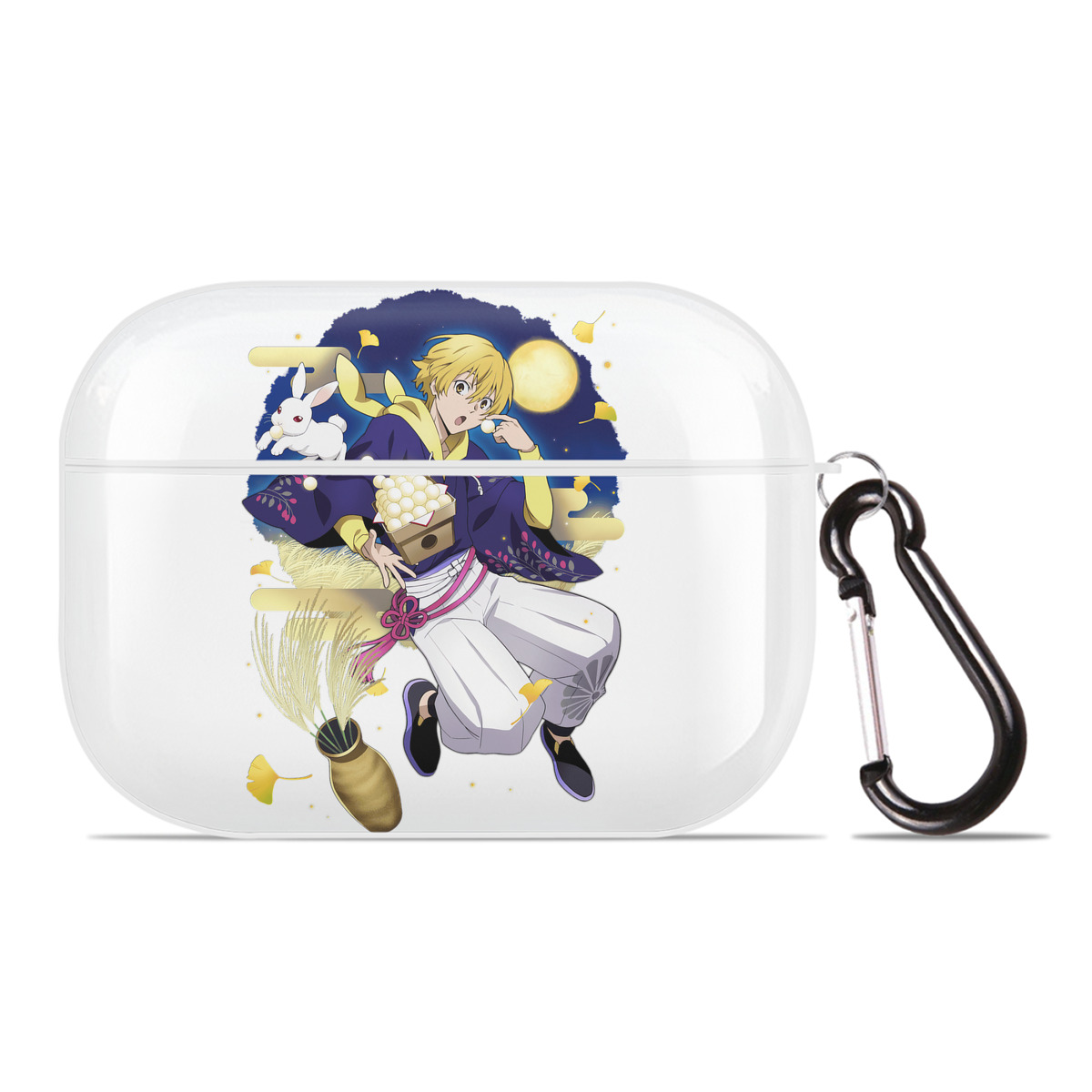 （画像用） 文豪ストレイドッグス Bungo Stray Dogs 【AirPods Pro用】ハードシェル保護ケース 耐衝撃・防指紋・カラビナ付き商品仕様