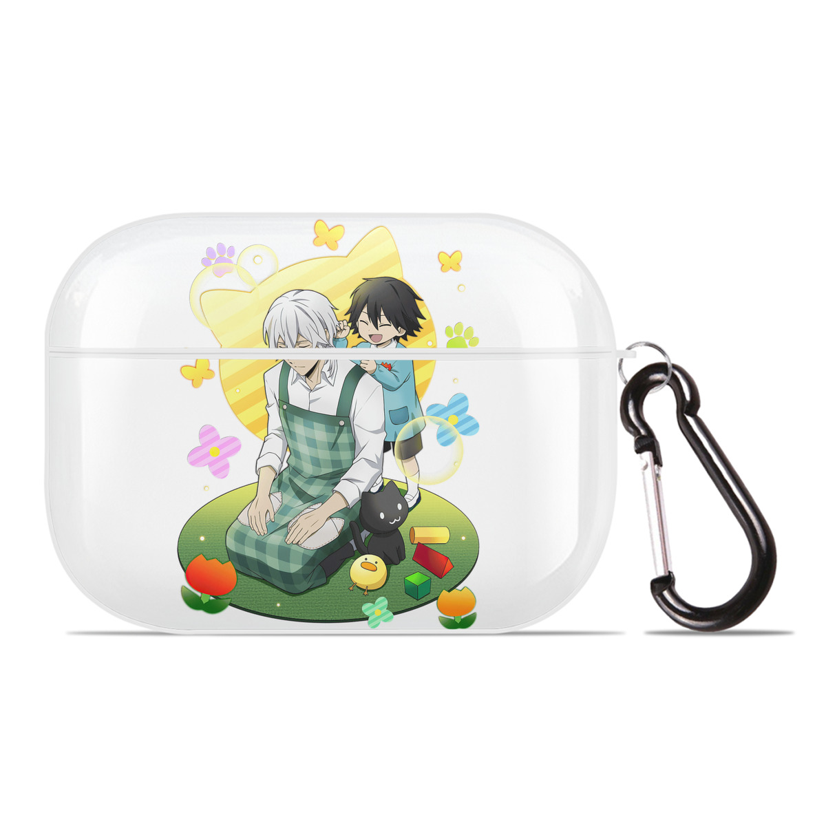 （画像用） 文豪ストレイドッグス Bungo Stray Dogs 【AirPods Pro用】ハードシェル保護ケース 耐衝撃・防指紋・カラビナ付き商品仕様
