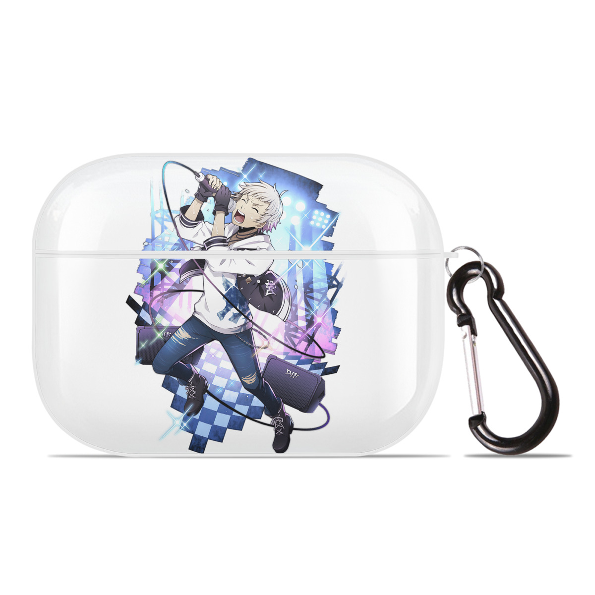 （画像用） 文豪ストレイドッグス Bungo Stray Dogs 【AirPods Pro用】ハードシェル保護ケース 耐衝撃・防指紋・カラビナ付き商品仕様