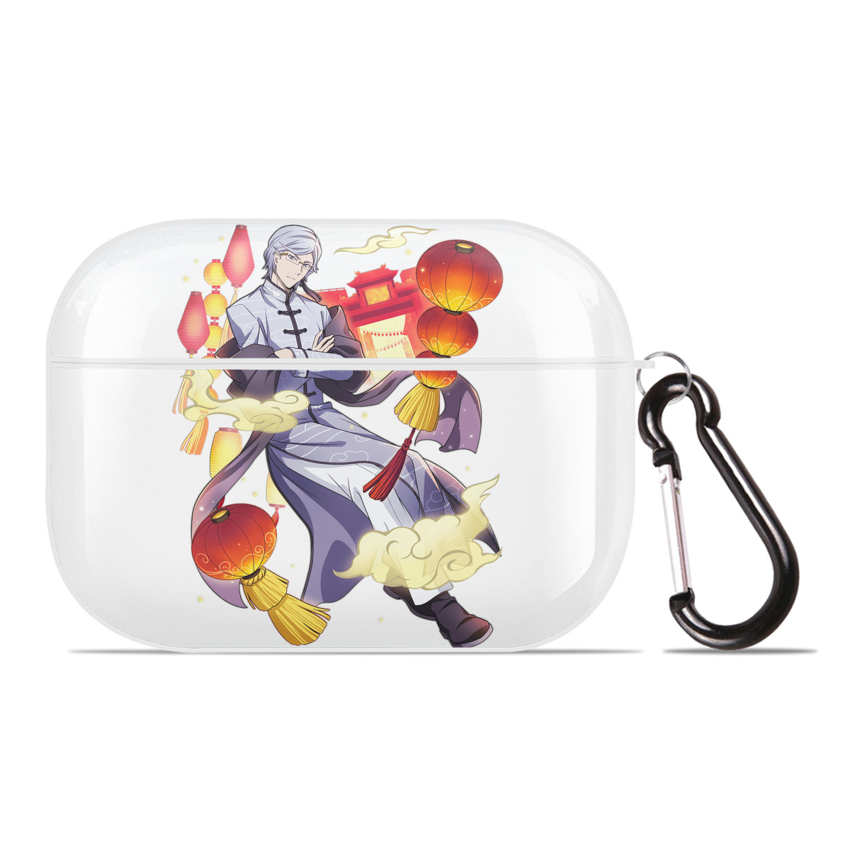 （画像用） 文豪ストレイドッグス Bungo Stray Dogs 【AirPods Pro用】ハードシェル保護ケース 耐衝撃・防指紋・カラビナ付き商品仕様