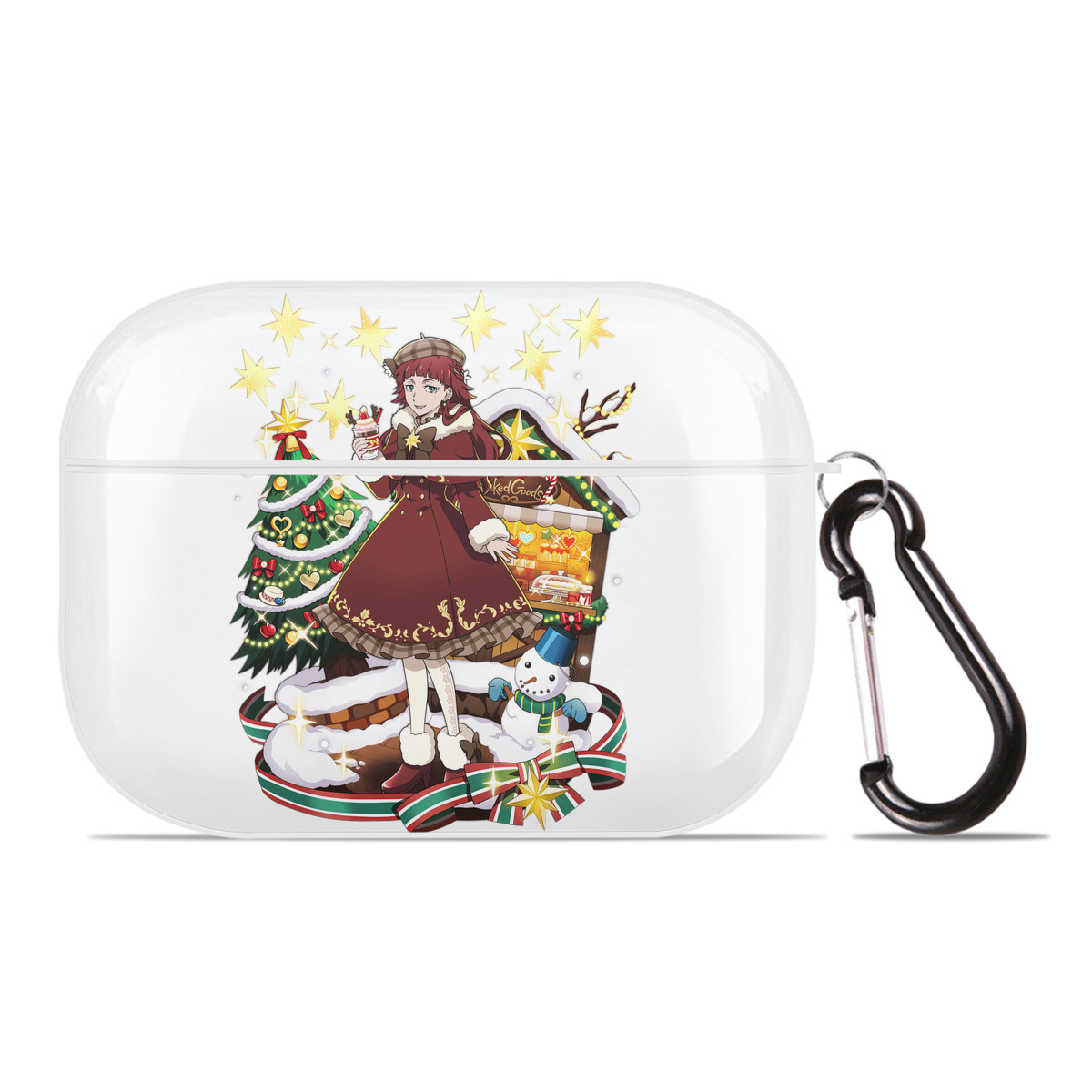 （画像用） 文豪ストレイドッグス Bungo Stray Dogs 【AirPods Pro用】ハードシェル保護ケース 耐衝撃・防指紋・カラビナ付き商品仕様