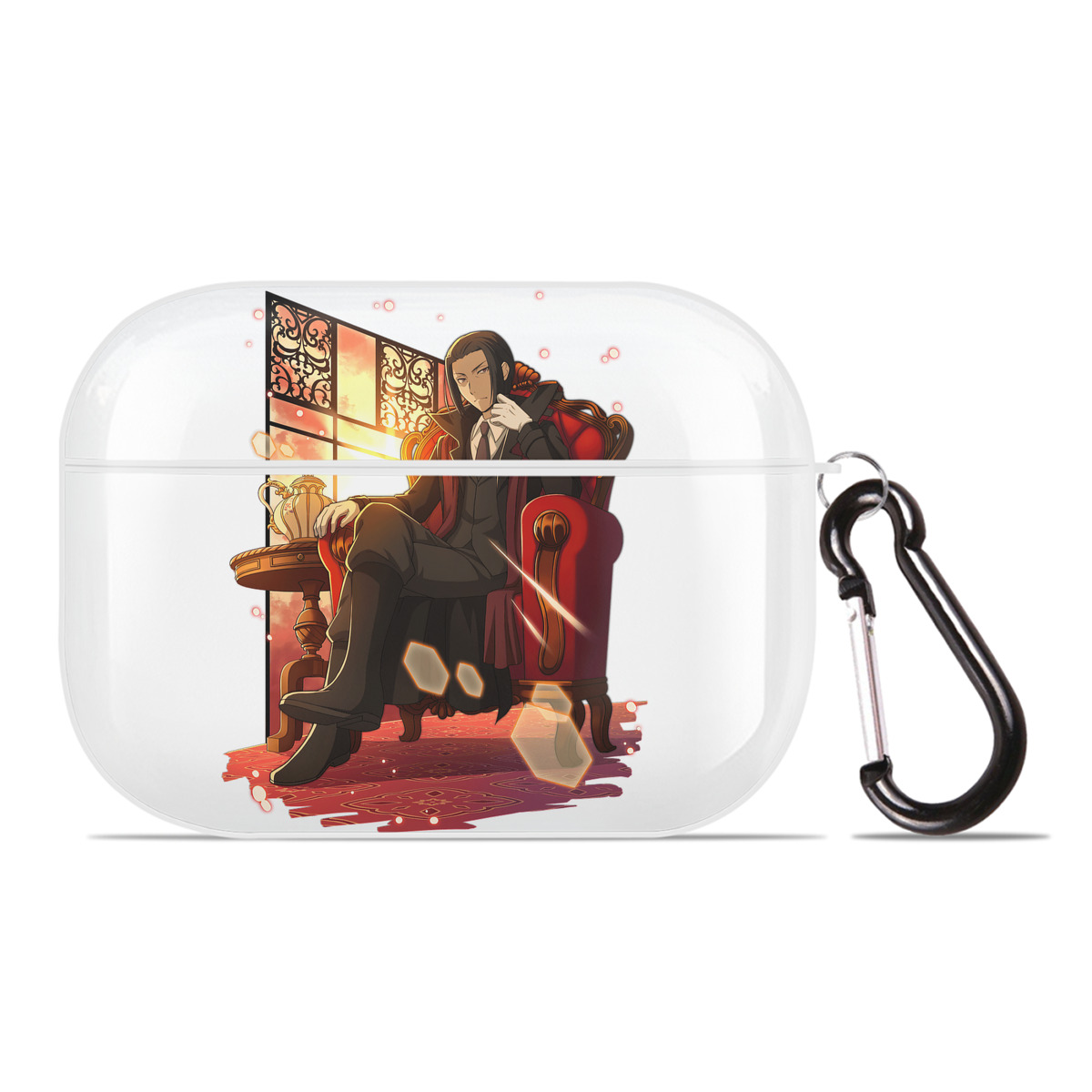 （画像用） 文豪ストレイドッグス Bungo Stray Dogs 【AirPods Pro用】ハードシェル保護ケース 耐衝撃・防指紋・カラビナ付き商品仕様