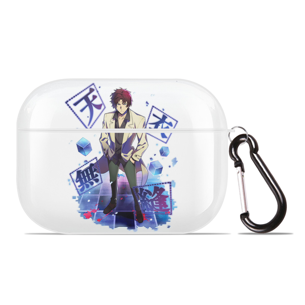 （画像用） 文豪ストレイドッグス Bungo Stray Dogs 【AirPods Pro用】ハードシェル保護ケース 耐衝撃・防指紋・カラビナ付き商品仕様