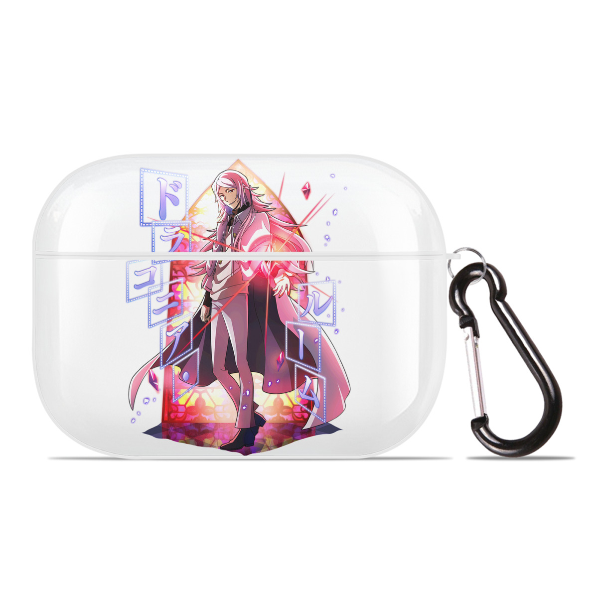 （画像用） 文豪ストレイドッグス Bungo Stray Dogs 【AirPods Pro用】ハードシェル保護ケース 耐衝撃・防指紋・カラビナ付き商品仕様
