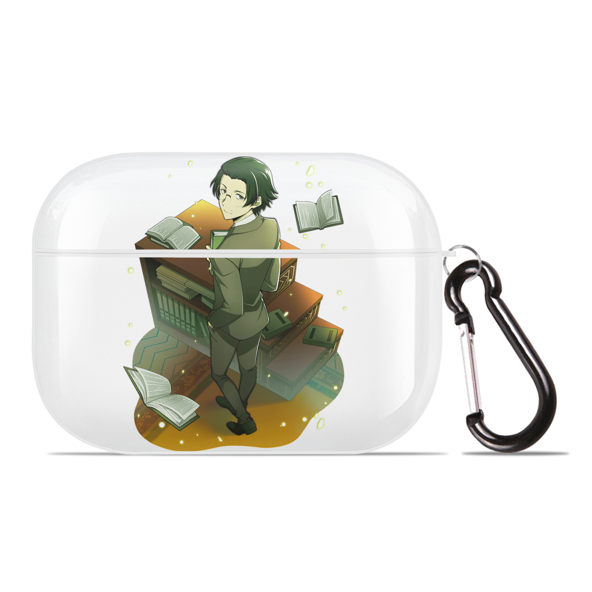 （画像用） 文豪ストレイドッグス Bungo Stray Dogs 【AirPods Pro用】ハードシェル保護ケース 耐衝撃・防指紋・カラビナ付き商品仕様
