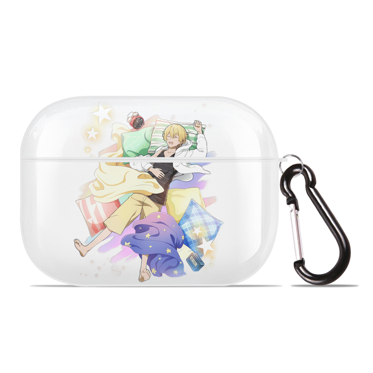 （画像用） 文豪ストレイドッグス Bungo Stray Dogs 【AirPods Pro用】ハードシェル保護ケース 耐衝撃・防指紋・カラビナ付き商品仕様