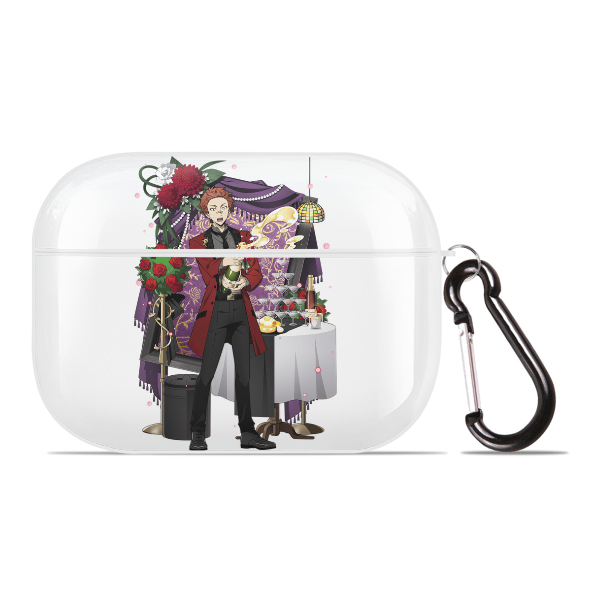 （画像用） 文豪ストレイドッグス Bungo Stray Dogs 【AirPods Pro用】ハードシェル保護ケース 耐衝撃・防指紋・カラビナ付き商品仕様