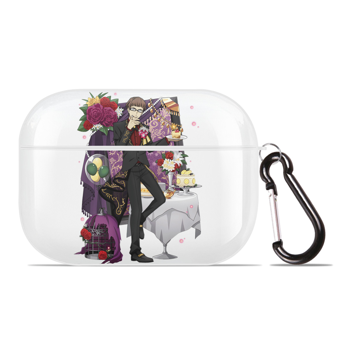 （画像用） 文豪ストレイドッグス Bungo Stray Dogs 【AirPods Pro用】ハードシェル保護ケース 耐衝撃・防指紋・カラビナ付き商品仕様
