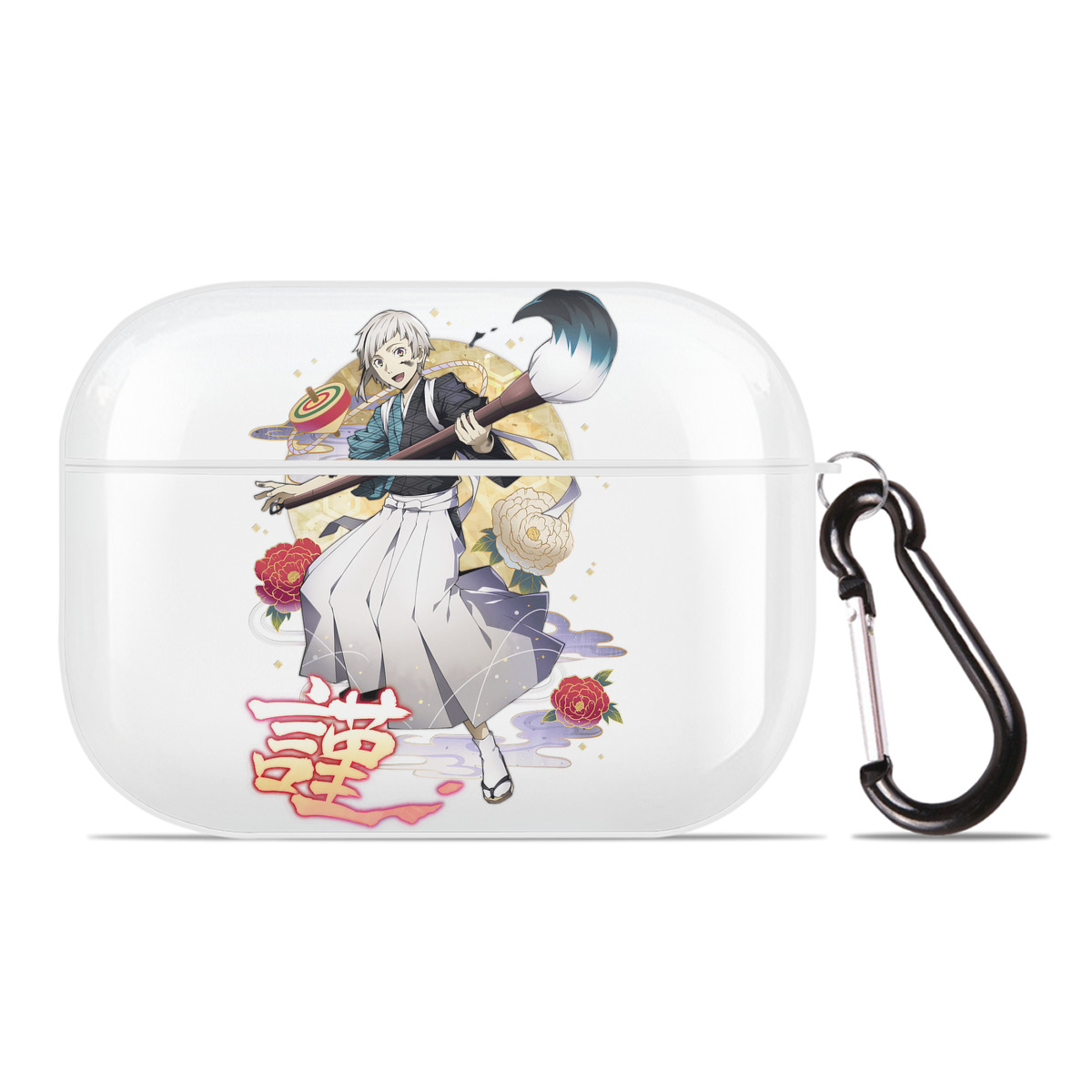 （画像用） 文豪ストレイドッグス Bungo Stray Dogs 【AirPods Pro用】ハードシェル保護ケース 耐衝撃・防指紋・カラビナ付き商品仕様
