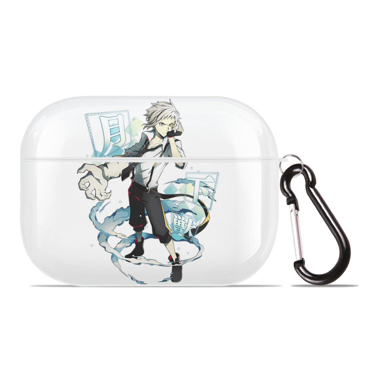（画像用） 文豪ストレイドッグス Bungo Stray Dogs 【AirPods Pro用】ハードシェル保護ケース 耐衝撃・防指紋・カラビナ付き商品仕様