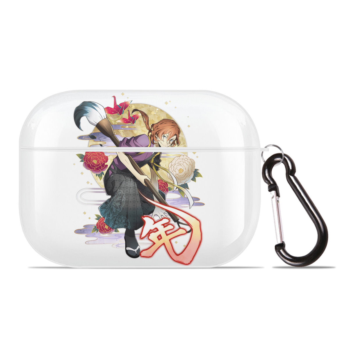 （画像用） 文豪ストレイドッグス Bungo Stray Dogs 【AirPods Pro用】ハードシェル保護ケース 耐衝撃・防指紋・カラビナ付き商品仕様