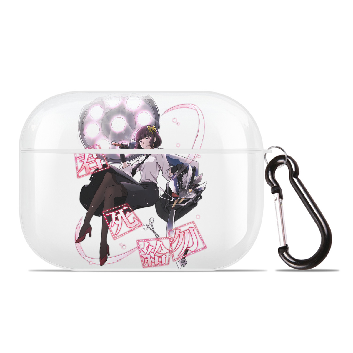 （画像用） 文豪ストレイドッグス Bungo Stray Dogs 【AirPods Pro用】ハードシェル保護ケース 耐衝撃・防指紋・カラビナ付き商品仕様
