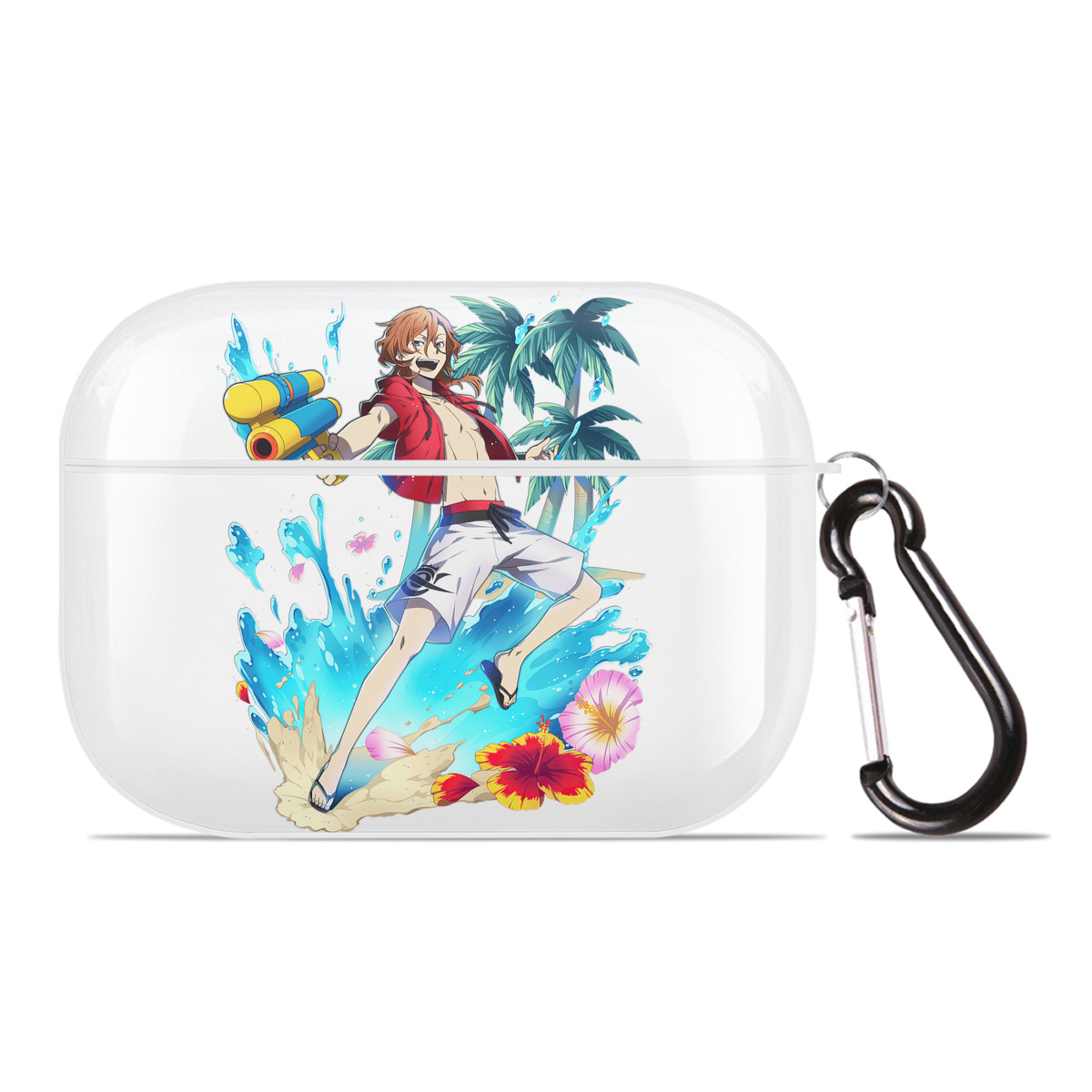 （画像用） 文豪ストレイドッグス Bungo Stray Dogs 【AirPods Pro用】ハードシェル保護ケース 耐衝撃・防指紋・カラビナ付き商品仕様