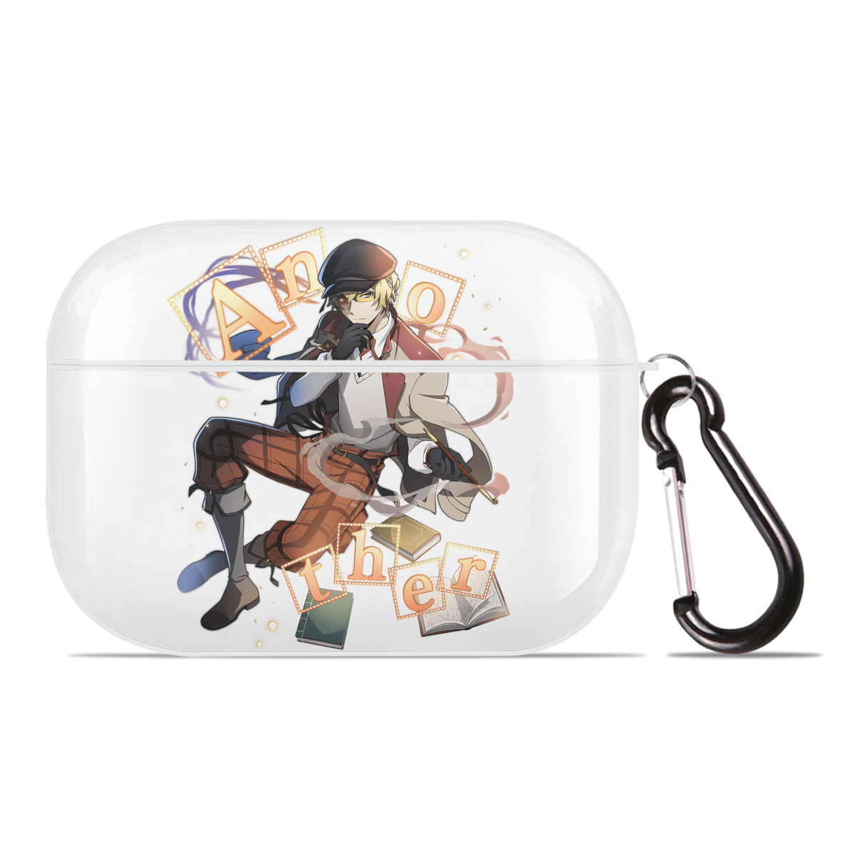 （画像用） 文豪ストレイドッグス Bungo Stray Dogs 【AirPods Pro用】ハードシェル保護ケース 耐衝撃・防指紋・カラビナ付き商品仕様