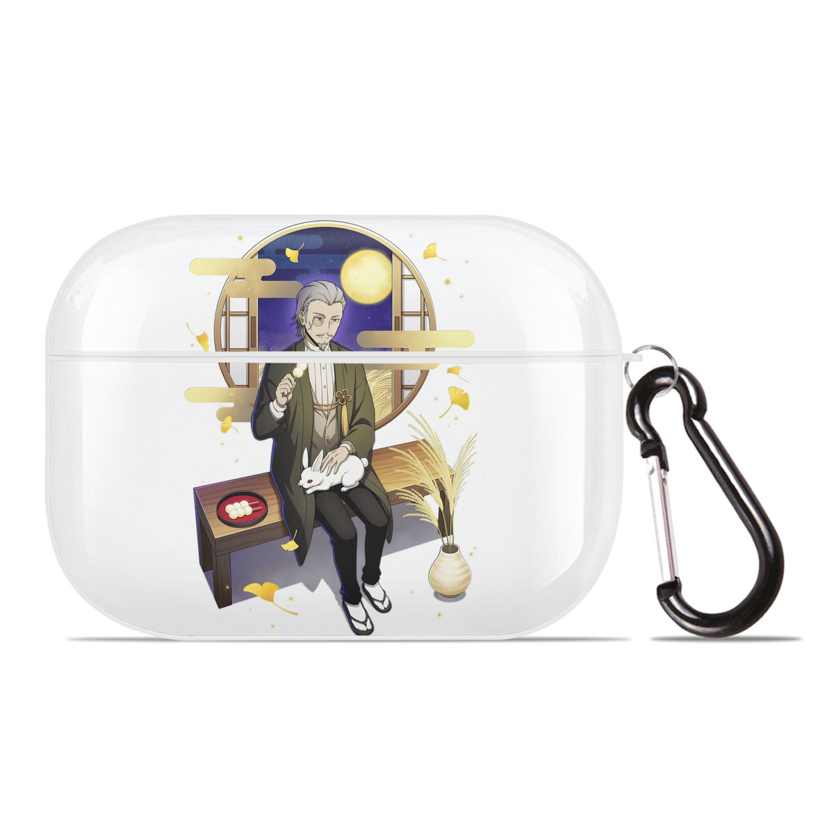 （画像用） 文豪ストレイドッグス Bungo Stray Dogs 【AirPods Pro用】ハードシェル保護ケース 耐衝撃・防指紋・カラビナ付き商品仕様