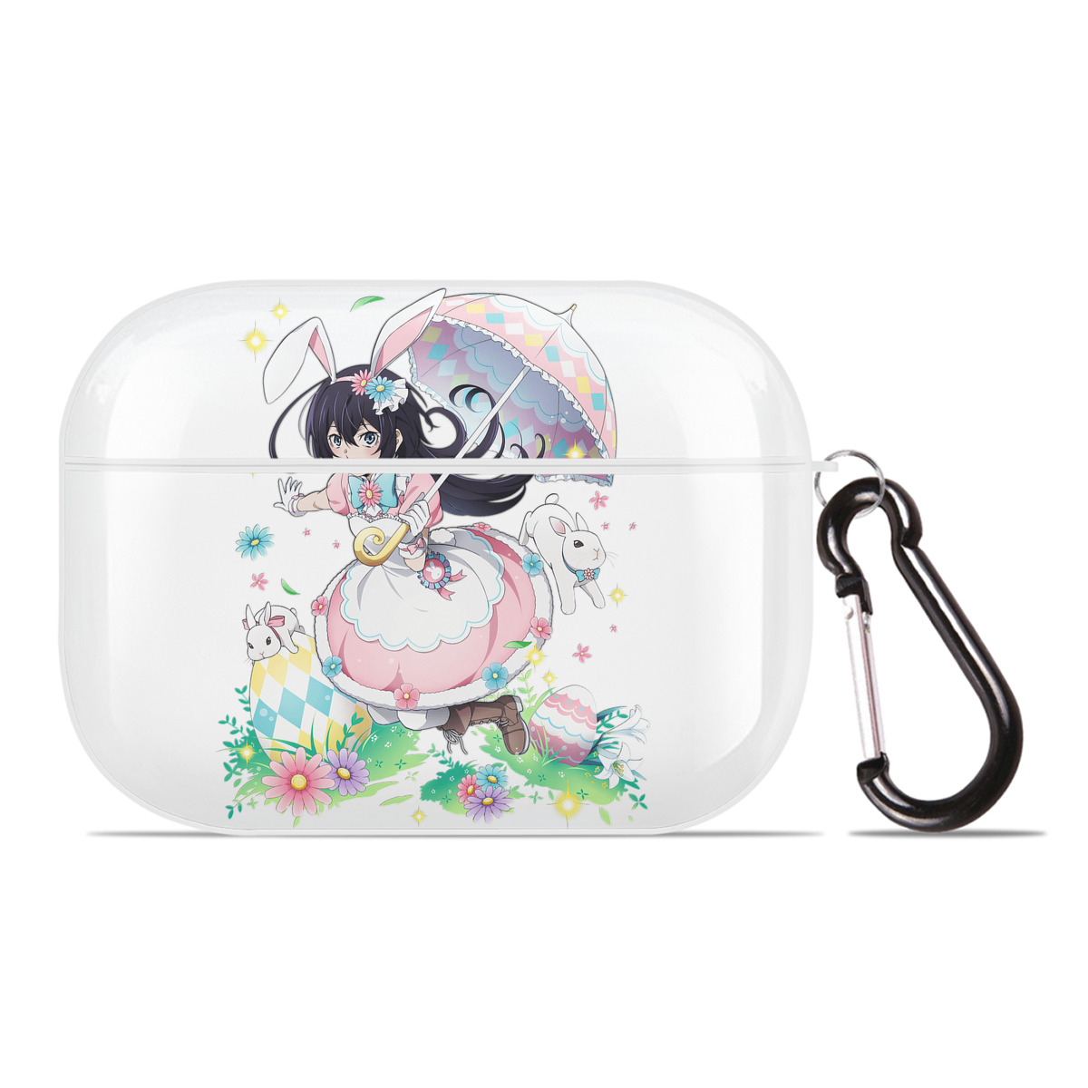 （画像用） 文豪ストレイドッグス Bungo Stray Dogs 【AirPods Pro用】ハードシェル保護ケース 耐衝撃・防指紋・カラビナ付き商品仕様