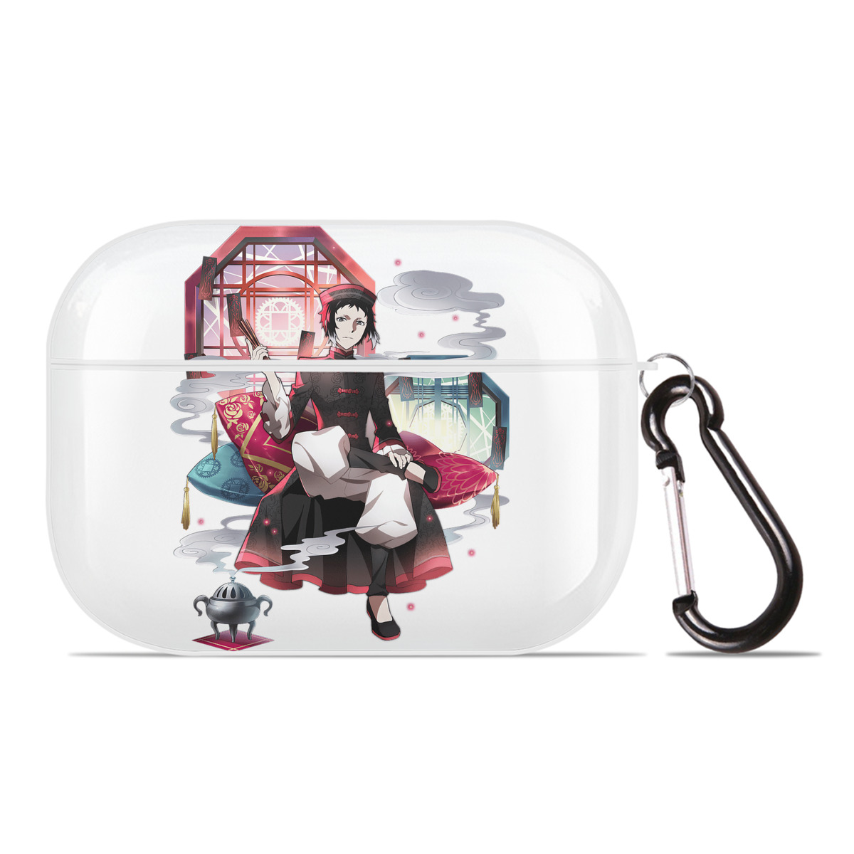 （画像用） 文豪ストレイドッグス Bungo Stray Dogs 【AirPods Pro用】ハードシェル保護ケース 耐衝撃・防指紋・カラビナ付き商品仕様