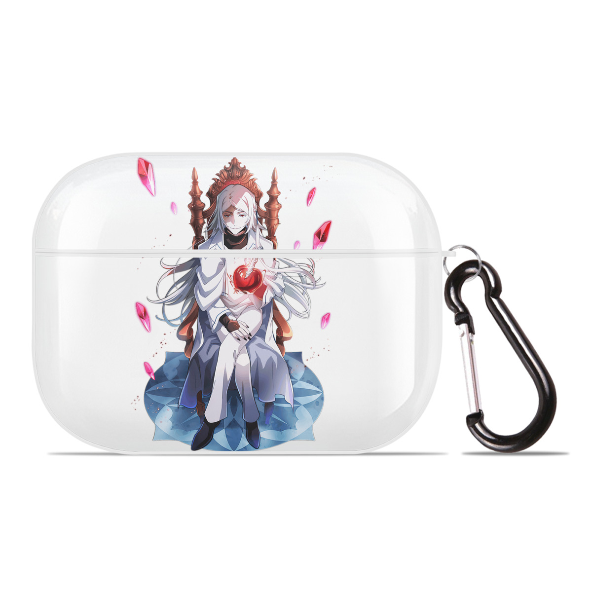 （画像用） 文豪ストレイドッグス Bungo Stray Dogs 【AirPods Pro用】ハードシェル保護ケース 耐衝撃・防指紋・カラビナ付き商品仕様