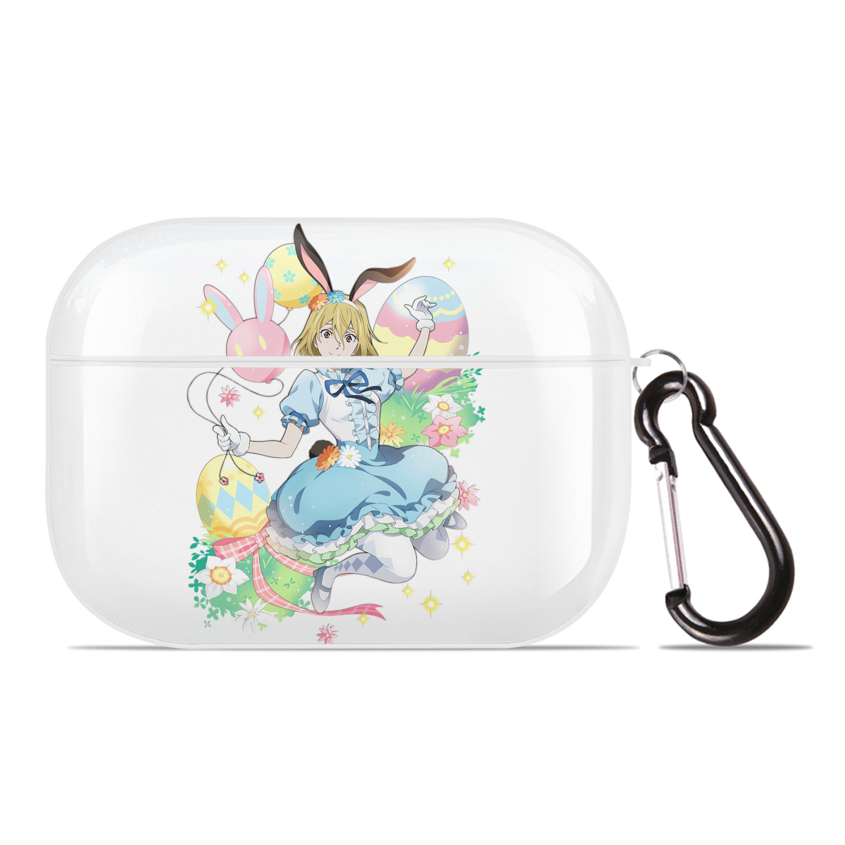 （画像用） 文豪ストレイドッグス Bungo Stray Dogs 【AirPods Pro用】ハードシェル保護ケース 耐衝撃・防指紋・カラビナ付き商品仕様