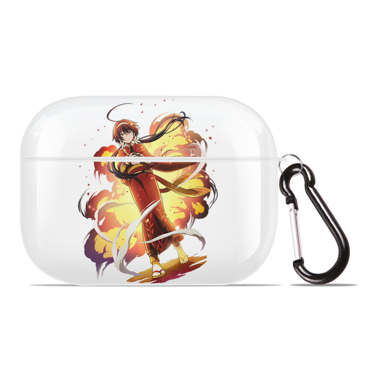 （画像用） 文豪ストレイドッグス Bungo Stray Dogs 【AirPods Pro用】ハードシェル保護ケース 耐衝撃・防指紋・カラビナ付き商品仕様