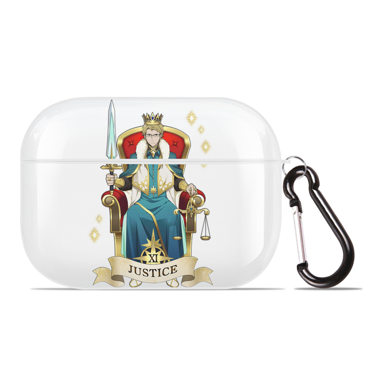 （画像用） 文豪ストレイドッグス Bungo Stray Dogs 【AirPods Pro用】ハードシェル保護ケース 耐衝撃・防指紋・カラビナ付き商品仕様