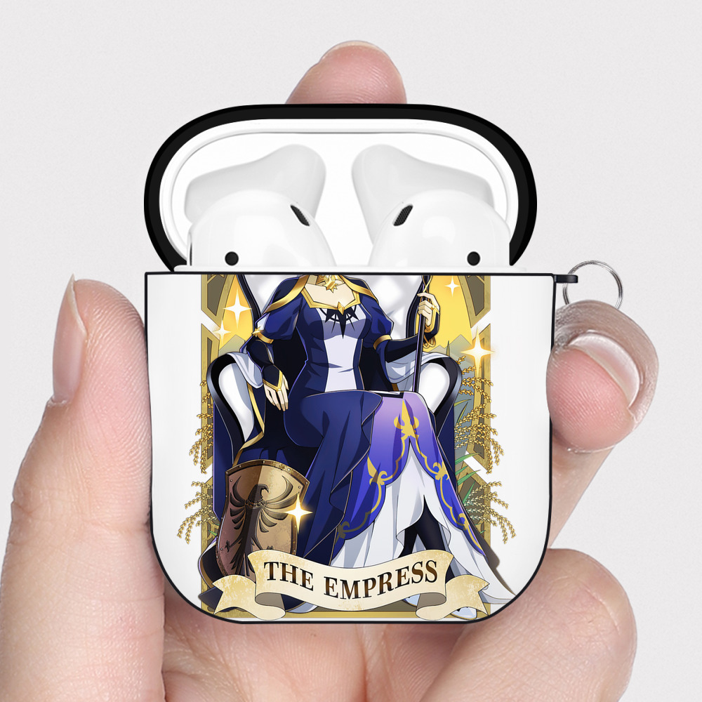 （画像用） 文豪ストレイドッグス Bungo Stray Dogs AirPods 第2世代保護ケース ハードシェル ブラック 耐衝撃・防指紋・カラビナ付き