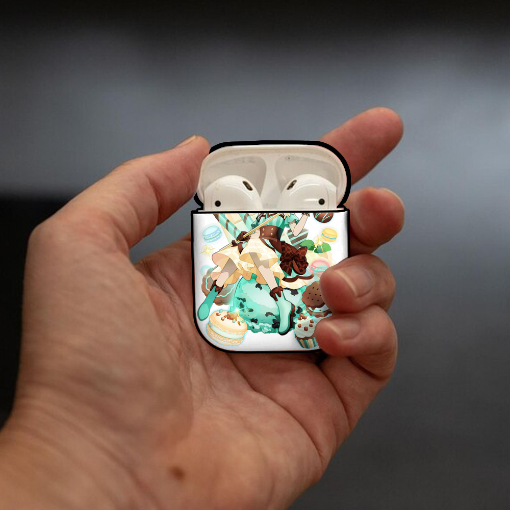 文豪ストレイドッグス Bungo Stray Dogs AirPods 第2世代保護ケース ハードシェル ブラック 耐衝撃・防指紋・カラビナ付き