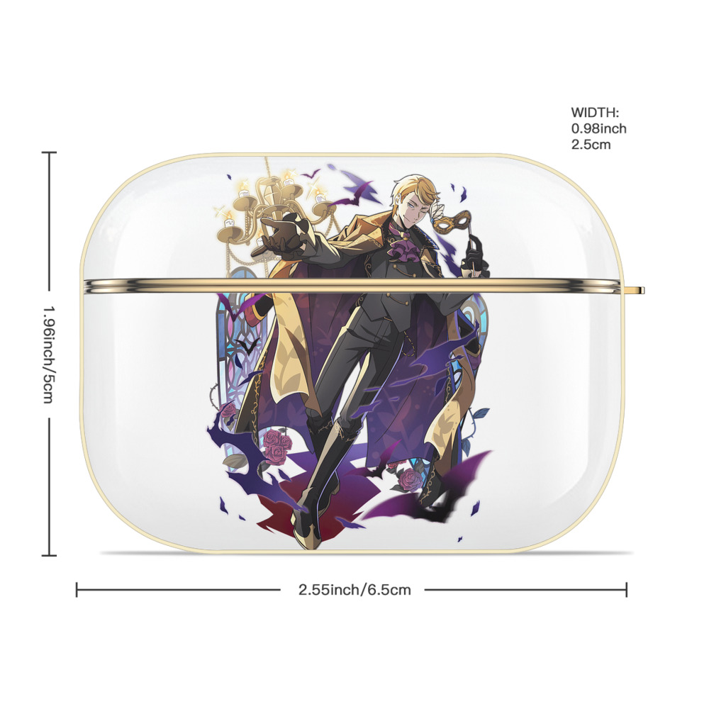 文豪ストレイドッグス Bungo Stray Dogs 【AirPods Pro用】ハードシェル保護ケース｜耐衝撃・防指紋・カラビナ付き商品仕様