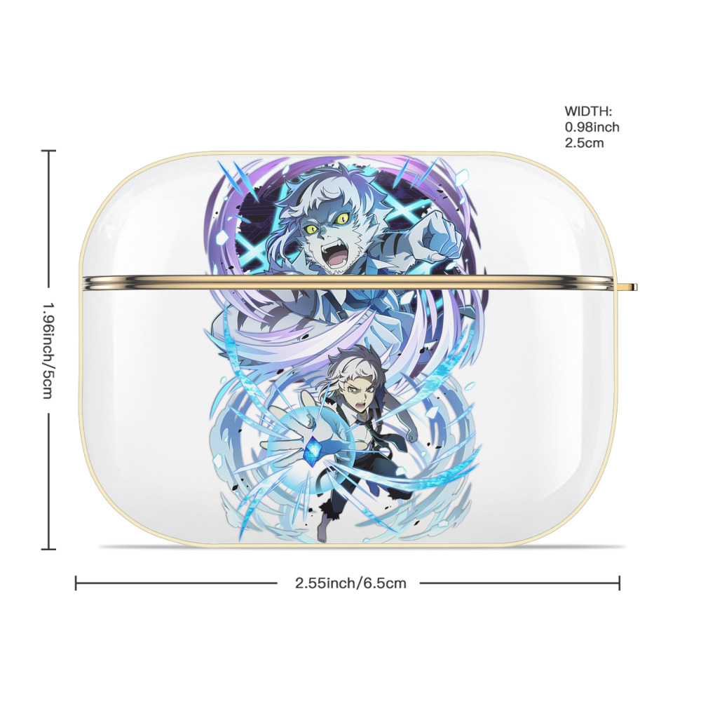 文豪ストレイドッグス Bungo Stray Dogs 【AirPods Pro用】ハードシェル保護ケース｜耐衝撃・防指紋・カラビナ付き商品仕様