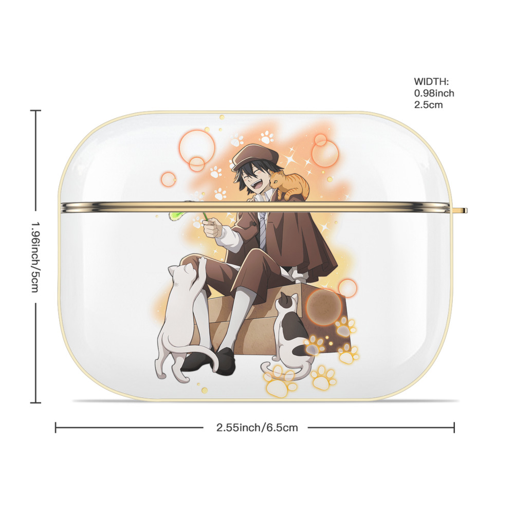 文豪ストレイドッグス Bungo Stray Dogs 【AirPods Pro用】ハードシェル保護ケース｜耐衝撃・防指紋・カラビナ付き商品仕様