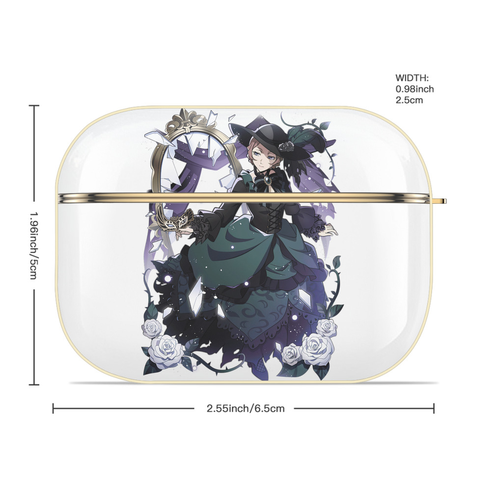 文豪ストレイドッグス Bungo Stray Dogs 【AirPods Pro用】ハードシェル保護ケース｜耐衝撃・防指紋・カラビナ付き商品仕様