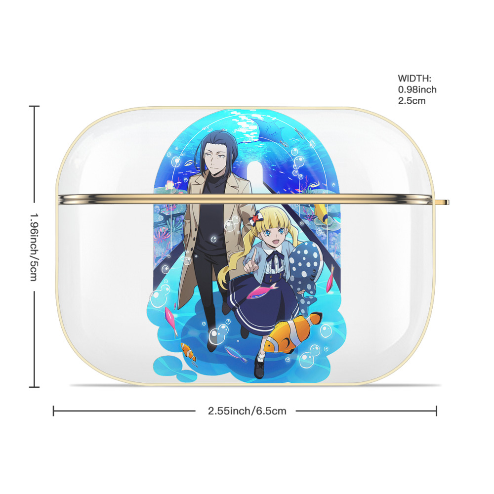 文豪ストレイドッグス Bungo Stray Dogs 【AirPods Pro用】ハードシェル保護ケース｜耐衝撃・防指紋・カラビナ付き商品仕様