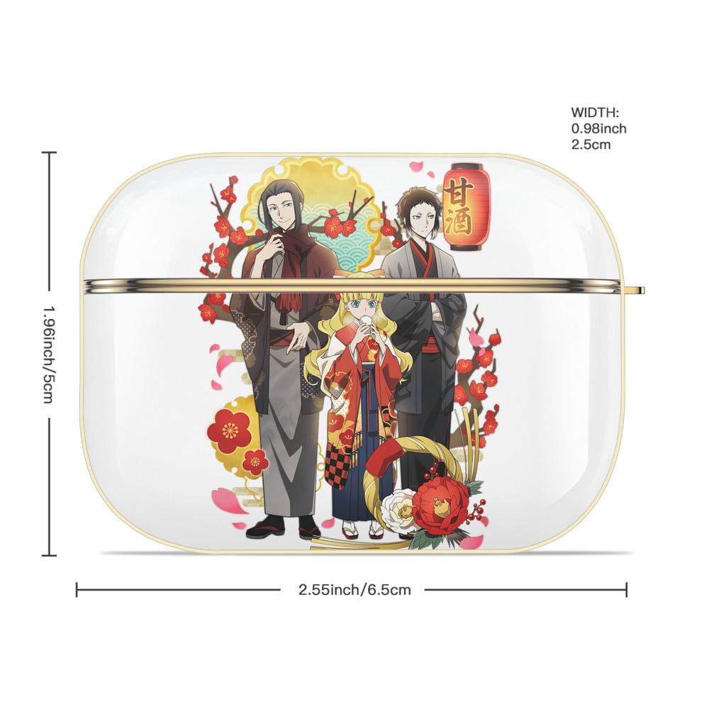 文豪ストレイドッグス Bungo Stray Dogs 【AirPods Pro用】ハードシェル保護ケース｜耐衝撃・防指紋・カラビナ付き商品仕様